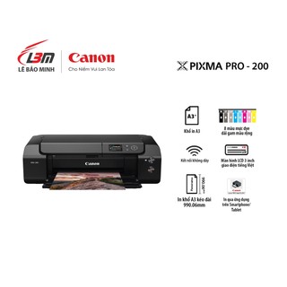 Máy in phun màu khổ a3 canon pro 200