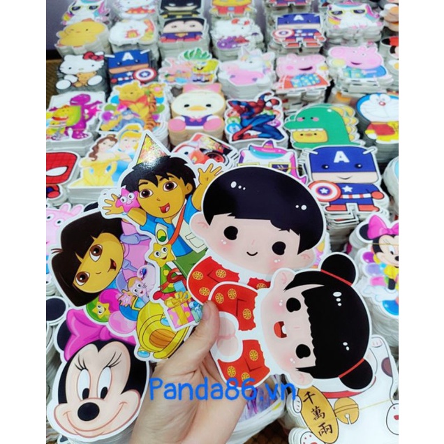 Bao Lì Xì Chibi Hình Thú - Hình Siêu Nhân- Công Chúa Đón Tết Quý Mão 2023