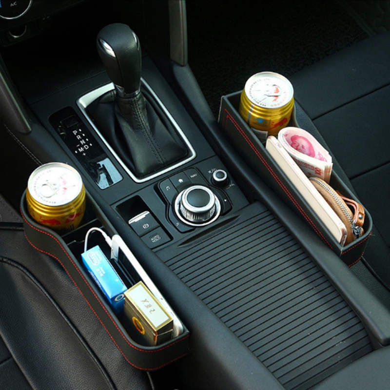 Hộp Đựng Đồ Gắn Khe Hở Ghế Ngồi Xe Hơi Tiện Dụng Giá Đỡ