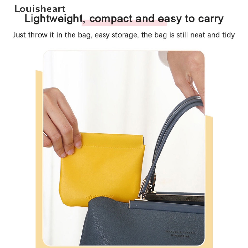 Ví Da Louisheart Mini Mềm Mại Đựng Tiền / Thẻ Tiện Dụng Cho Nữ