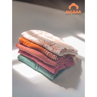 Set 3 khăn mặt muslin tree cho bé