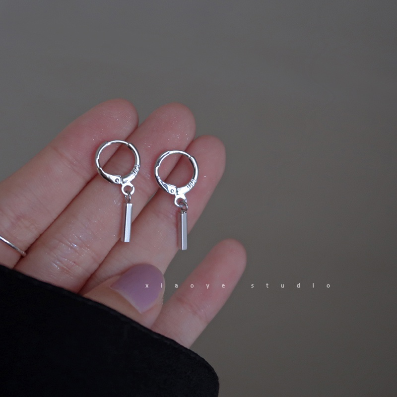 Bông Tai Mạ BạC 925 KiểU DáNg Đơn GiảN