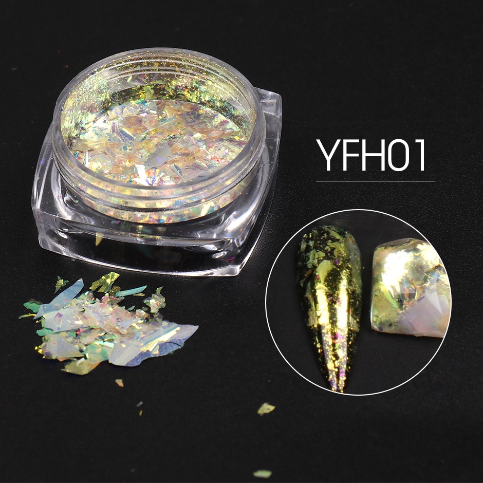 Hama Hộp Đá Opal Pha Lê Lấp Lánh 12 Ngăn Trang Trí Móng Tay Nghệ Thuật