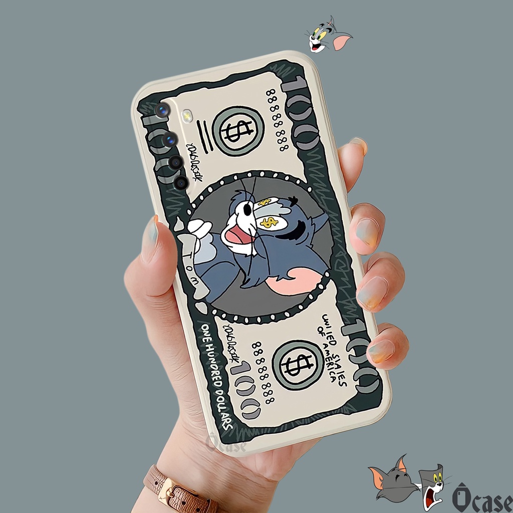 Ốp lưng Realme 6 / Realme 6 Pro / Realme XT in hình Mèo và Chuột cạnh viền vuông có bảo vệ camera