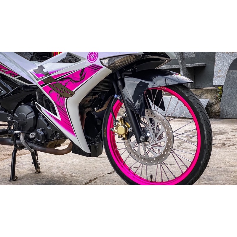 Tem Rời Exciter 150 mẫu Y15zr mới lạ siêu nét dán cho xe trắng