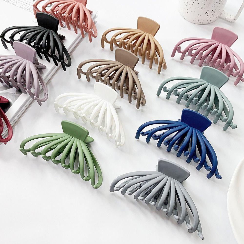 Bộ 2 Kẹp Tóc Càng Cua Bằng Acrylic Cho Nữ