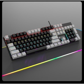 BÀN PHÍM CƠ CHƠI GAME XUNFOX K50 (Xám Đen)