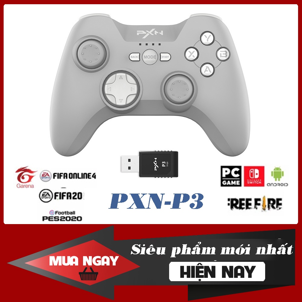 Linh kiện máy ps4 / ps3, tay cầm chơi game pc / laptop PXN P3 - Chơi full skin fifa online 4, pes