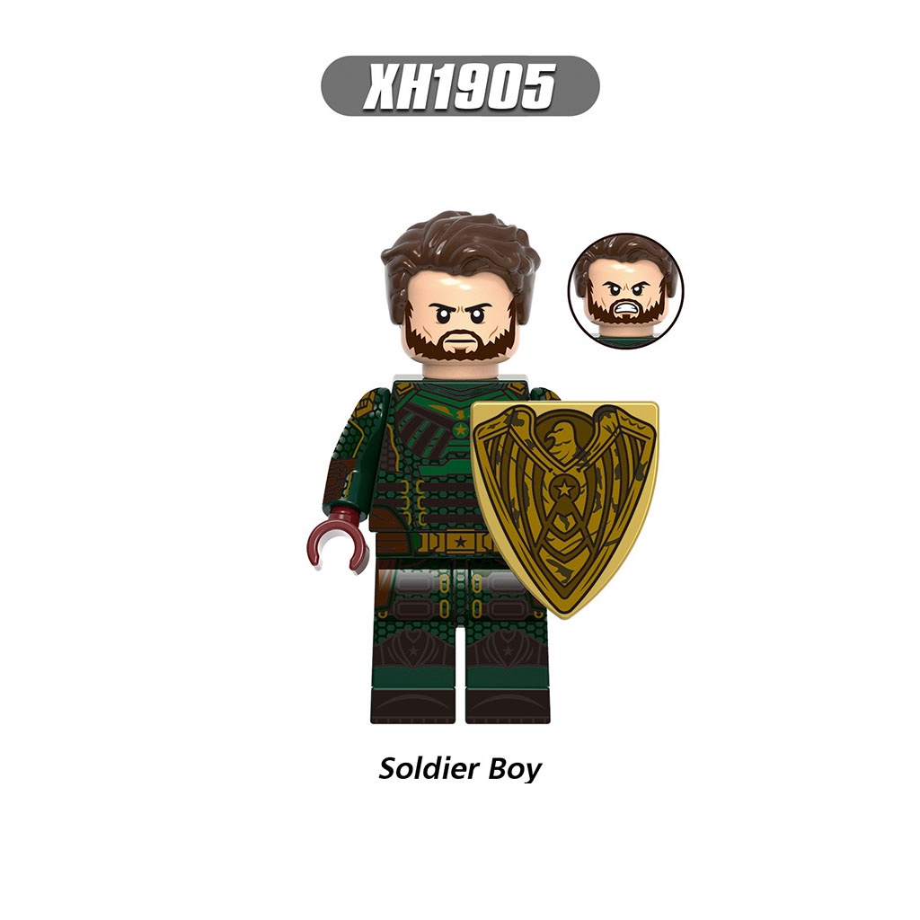 Lego minifigures the boys  marvel hero avengers đồ chơi lắp ráp thông minh mô hình nhựa ABS Kidtoy