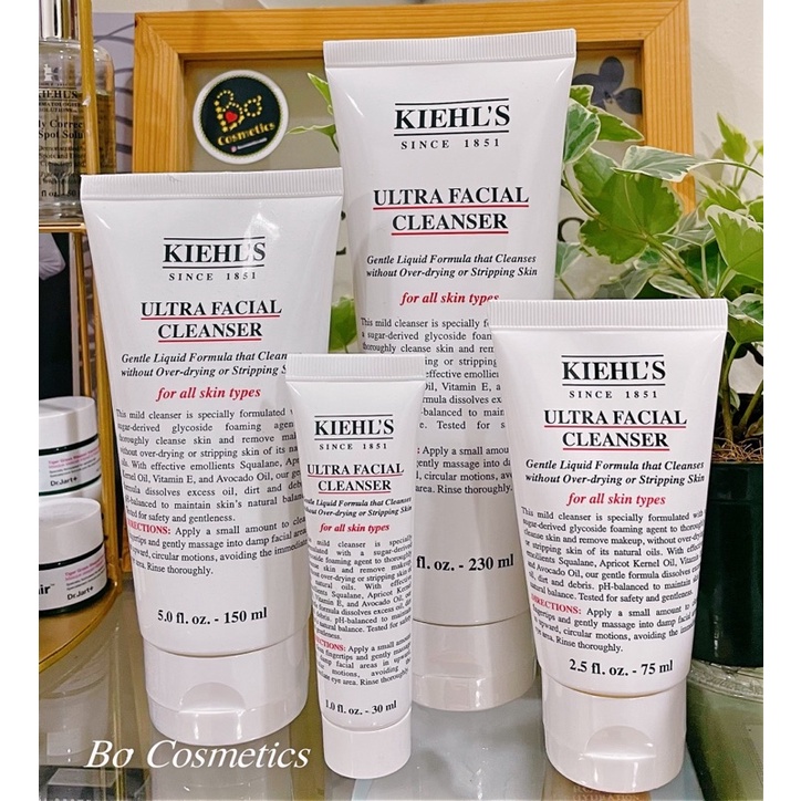 Sữa rửa mặt tạo bọt dịu nhẹ ultra facial cleanser kiehl’s