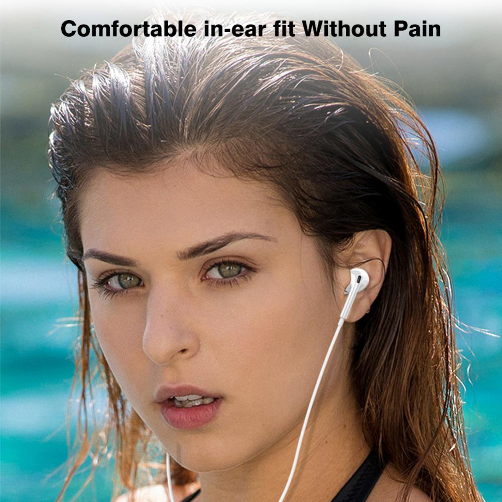 Tai Nghe Nhét Tai Jack 3.5mm Có Micro Chuyên Dụng Cho Iphone 6 X / 7 / 8 Plus MAX Samsung