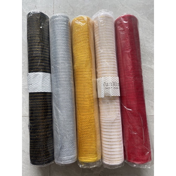 Lưới nhựa kim tuyến bó hoa