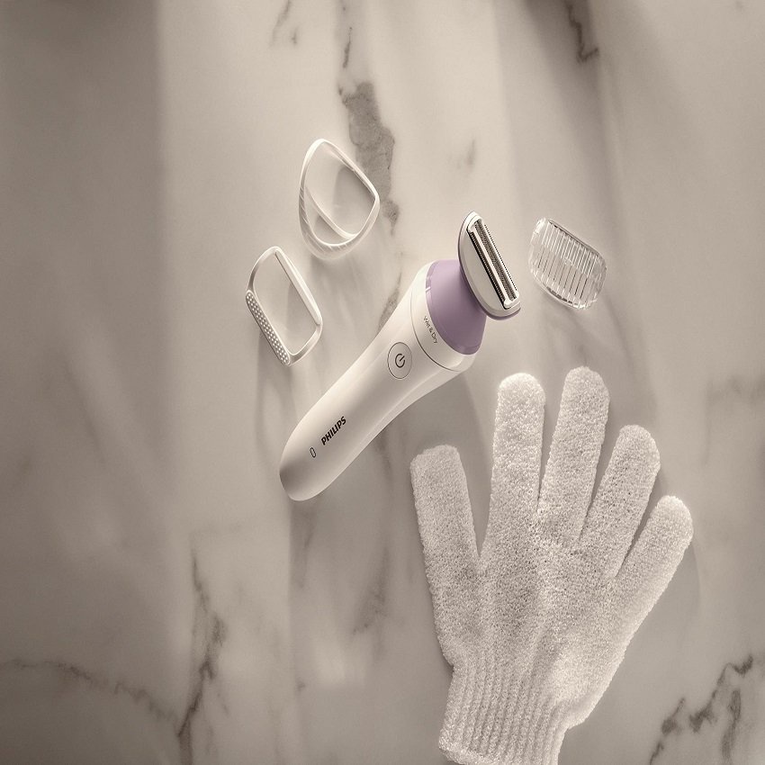 MÁY CẠO LÔNG KHÔ VÀ ƯỚT DÀNH CHO NỮ PHILIPS BRL136