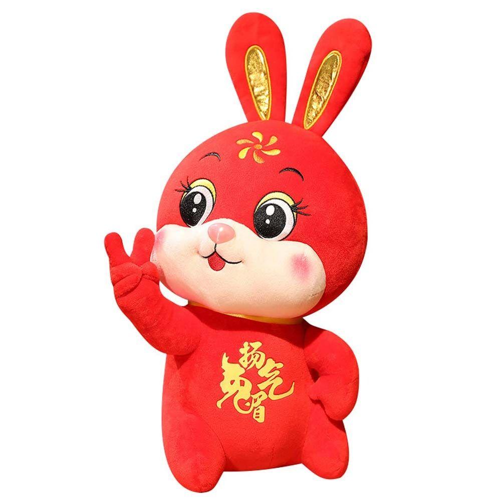 Thú Nhồi Bông Hình Thỏ Phong Cách Trung Hoa Mừng Năm Mới