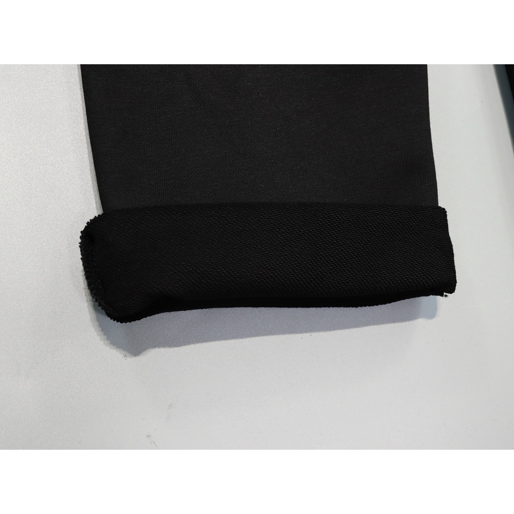 RHUDE Autumn and Winter New Men's Fashion Loose Logo Zhang Zai Sticker Decoration Black Casual Straight Pants