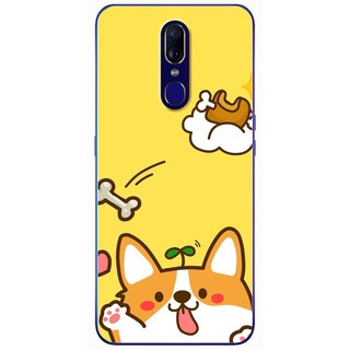 Ốp lưng OPPO F11, F11 Pro in hình Cún và xương