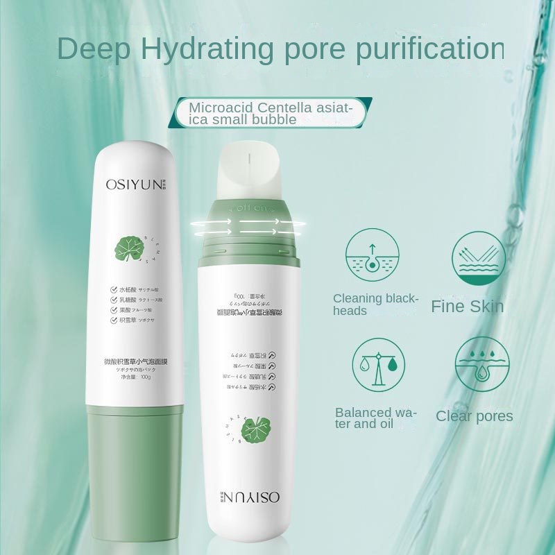 Mặt Nạ Bùn Tạo Bọt Làm Sạch Sâu Loại Bỏ Mụn Đầu Đen Centella Asiatica Kerasys