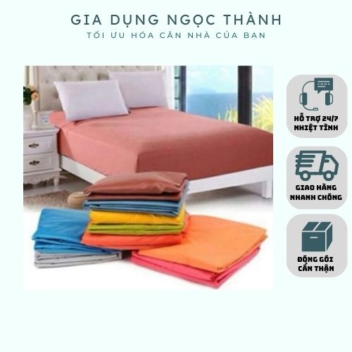 Ga giường chống thấm từ Hàn Quốc- Chất liệu Cotton thoáng mát, chống thấm và chống bẩn tối ưu-Tiện lợi