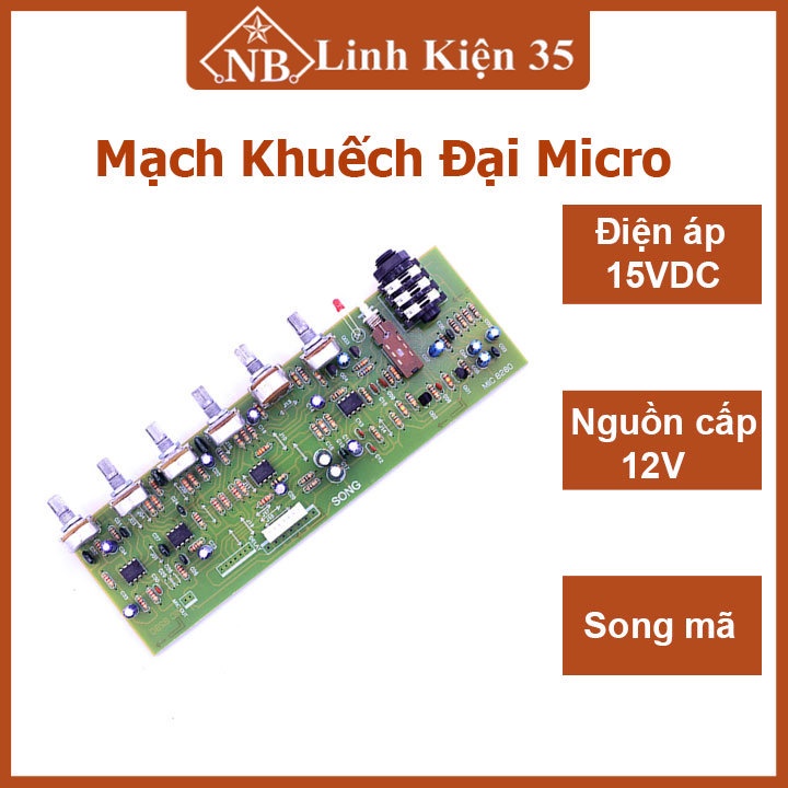 Module Audio/MP3 Mạch Khuếch Đại Micro MIC PRO-8280 ( Song Mã )