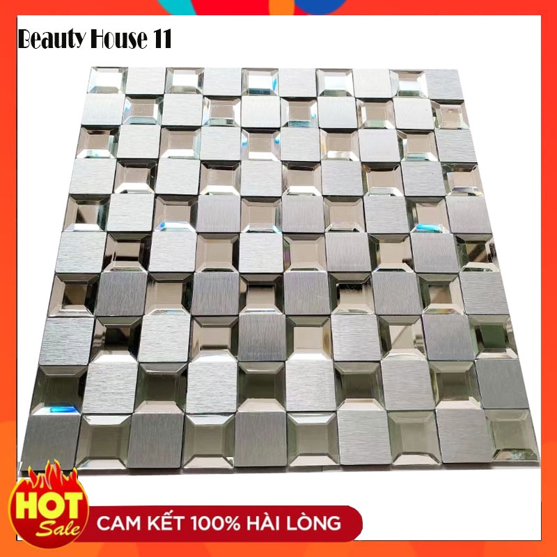 Gạch thủy tinh, gạch mosaic trang trí nhà cửa, trang trí quán cao cấp