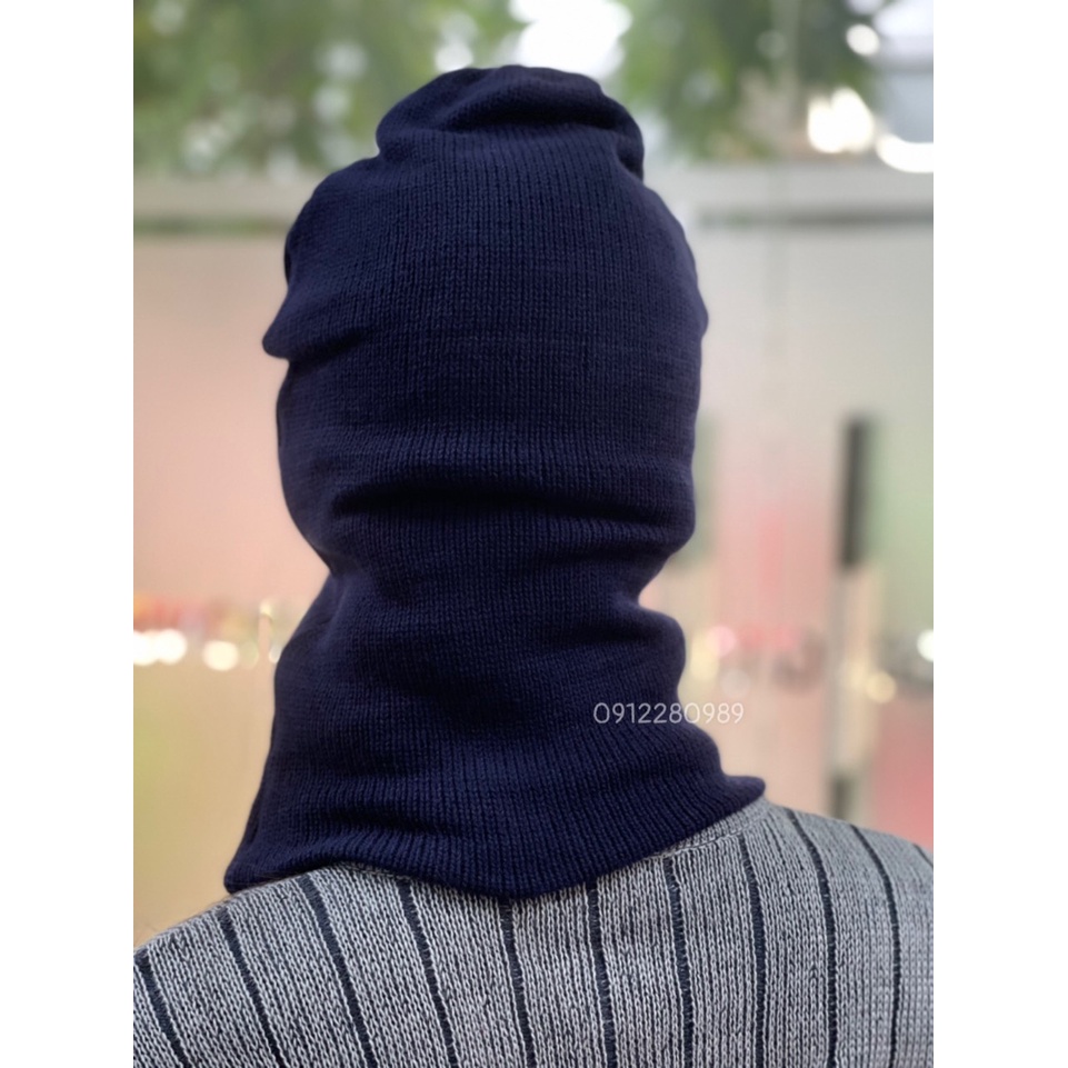 Nón len trùm đầu chuyên dùng bảo hộ trong kho đông lạnh _ Hình chụp thật