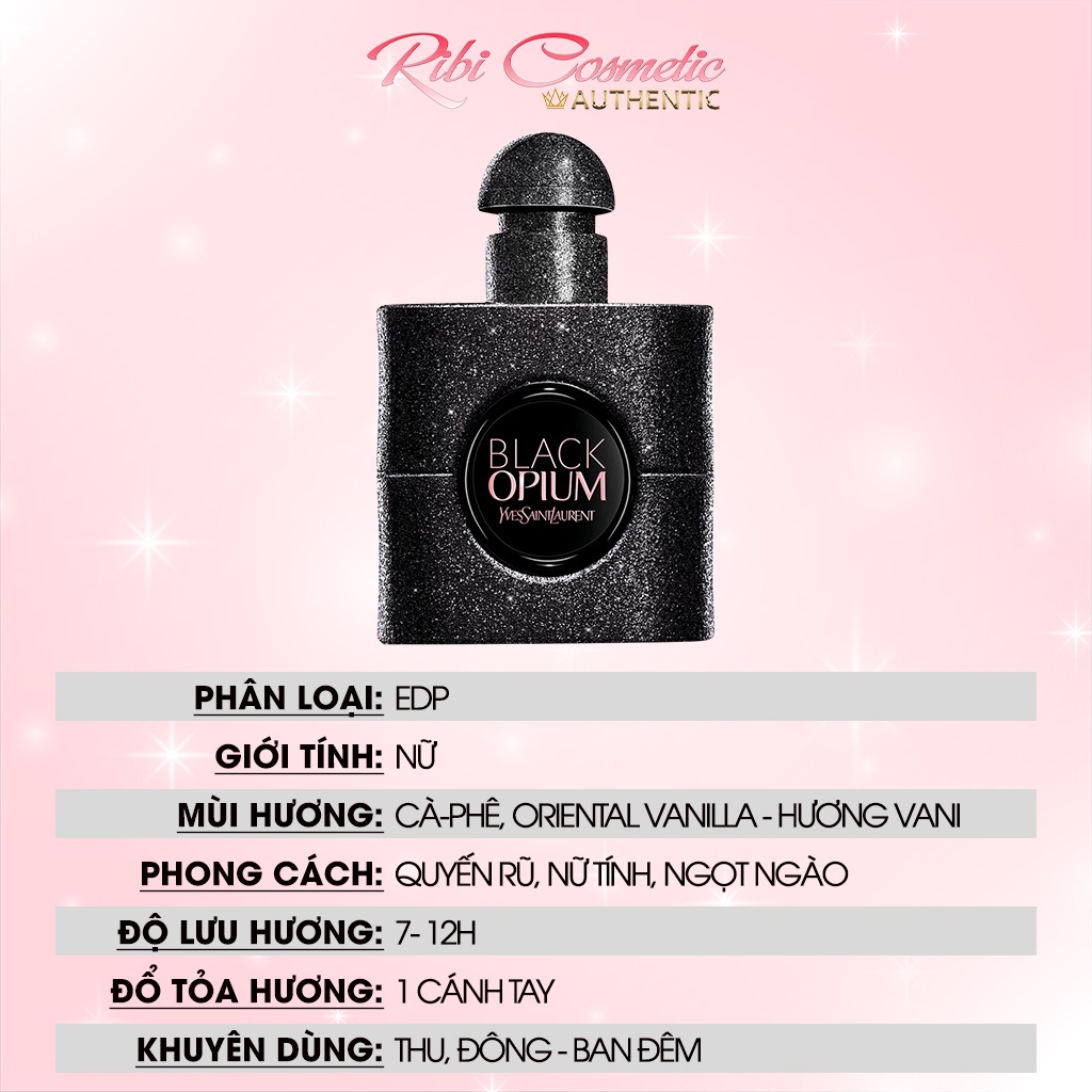 Nước Hoa Nữ ʏsʟ Black Opium Extreme Hương Cà Phê | BigBuy360 - bigbuy360.vn