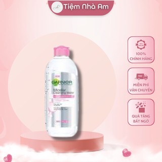 Loại 400ml] Nước Tẩy Trang Micellar Garnier Hồng Skinactive Cleansing Water