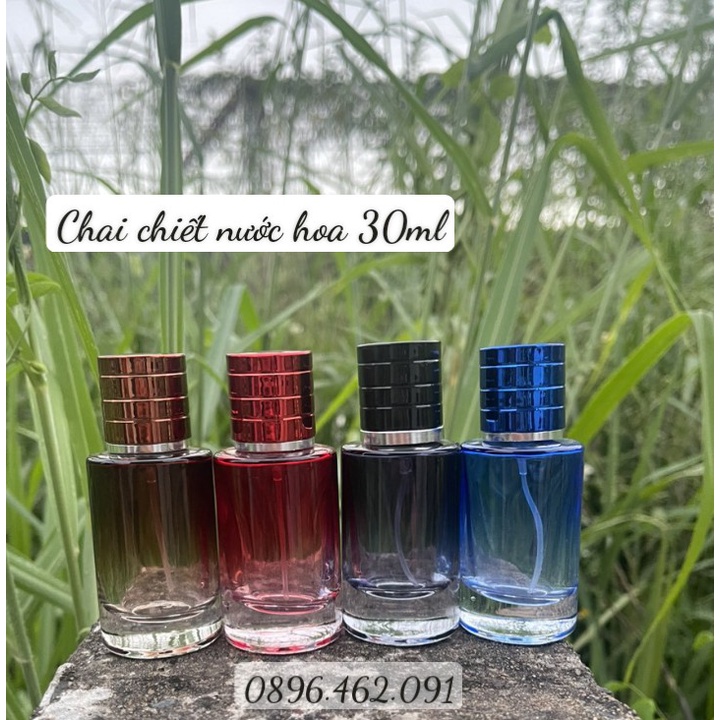 CHAI CHIẾT NƯỚC HOA RỖNG, CHAI CHIẾT NƯỚC HOA TRÒN DÀI 30ML -CHAI RỖNG KHÔNG CHỨA DUNG DỊCH