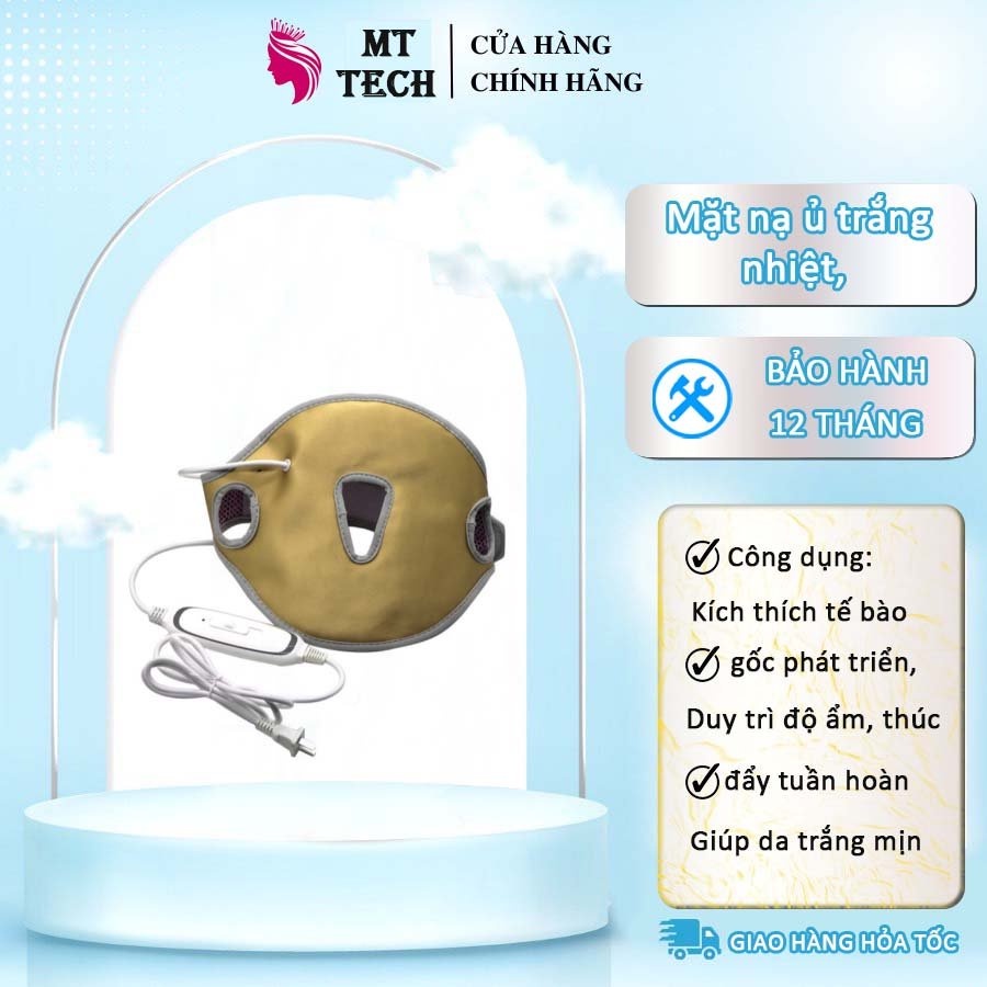 Mặt Nạ Nhiệt Mặt Nạ.Ủ Trắng Mặt Chuyên Dụng Trong Spa Thẩm Mỹ Viện. Bảo Hành 12Tháng.