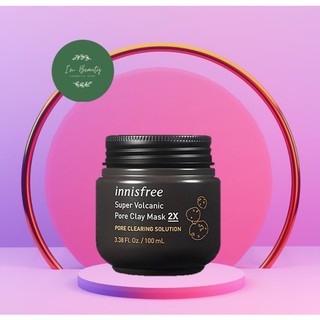 [Chính Hãng - Sẵn] Mặt Nạ Đất Sét #Innisfree Super Volcanic Pore Clay Mask 2X 100ml