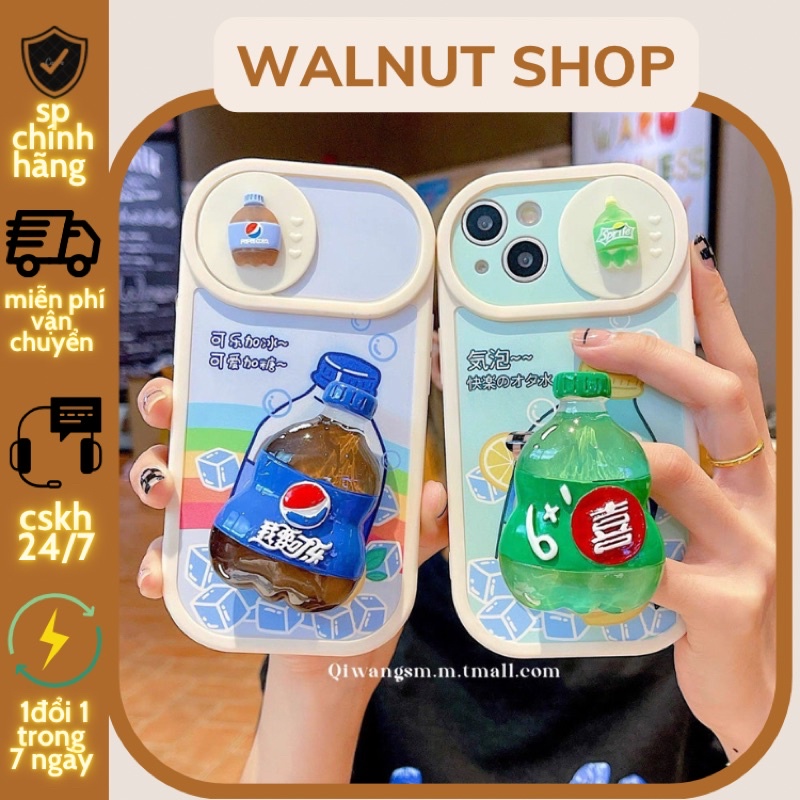 Ốp che camera kute kèm pop hình bình nước từ ipX - ip14 promax || new case iphone