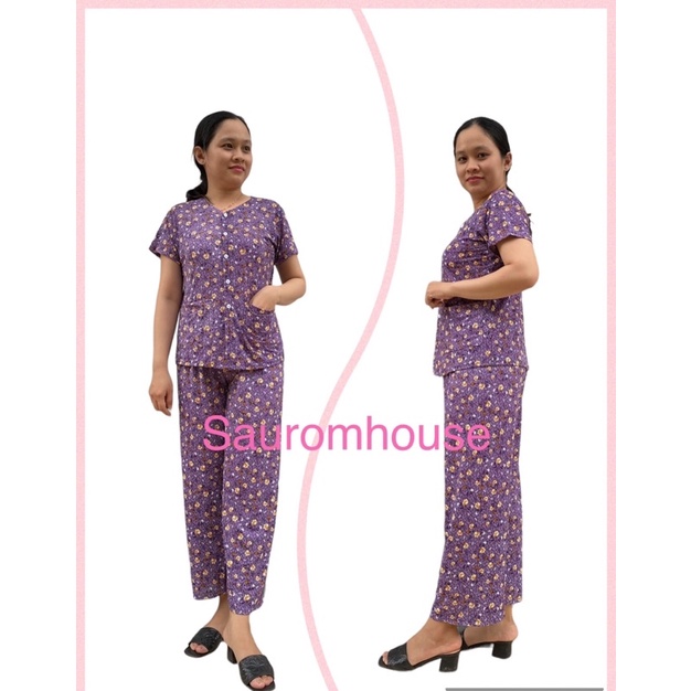 Đồ Bộ trung niên bà ba 2 túi áo quần dài thun lạnh mịn 38-63kg - đọc kỹ thông tin sản phẩm