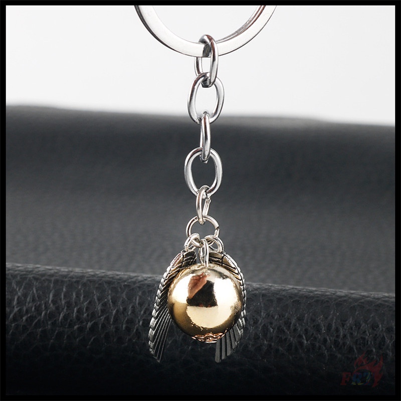 ✪ Móc Khóa Snitch Vàng - Quidditch ✪ 1 Mặt Dây Chuyền Hợp Kim Hình Thế Giới Phép Thuật