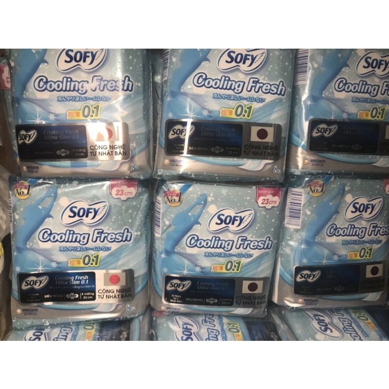 Băng vệ sinh sofy cooling fresh gói 8 miếng