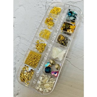 Set phụ kiện mix sỏi xà cừ phụ kiện xà cừ trắng