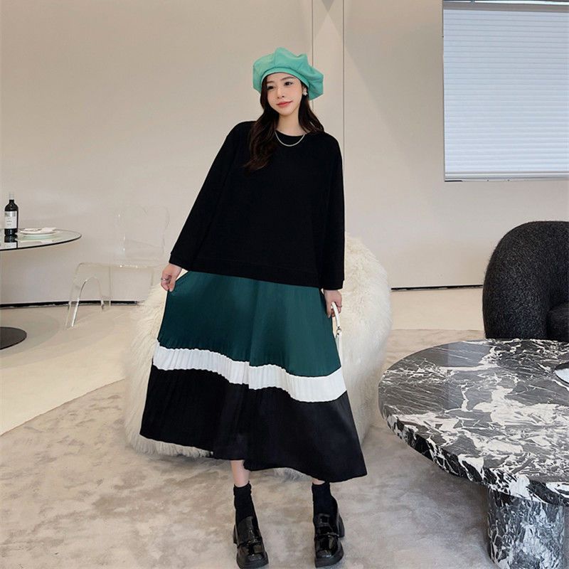 [Giao Ngay] Áo Khoác Sweater Tay Dài Cỡ Lớn Thời Trang Mùa Thu Cho Nữ Sinh