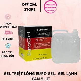 Gel triệt lông Euro gel, Gel siêu âm , Gel lạnh [Can 5 lit]
