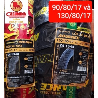Cặp lốp 90/80-17 và 130/80-17 cho winner/exiter 150 ko dùng săm.