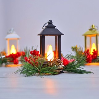 Nến điện tử hình ngôi nhà cổ nến trang trí giáng sinh noel