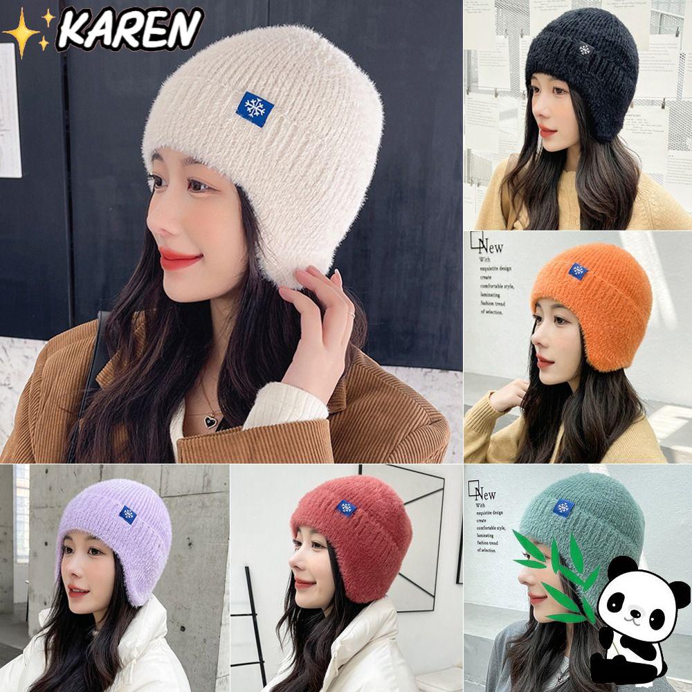 Mũ Len Beanie Thời Trang Mùa Đông Cho Nữ
