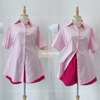 SET SƠ MI NÚT BẤM EO + QUẦN SHORT