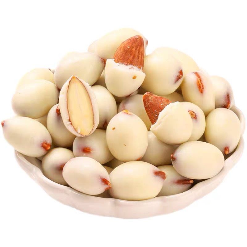 Kẹo socola bọc hạnh nhân giòn thơm ngon món ăn vặt ngon tốt cho sức khỏe gói 60g