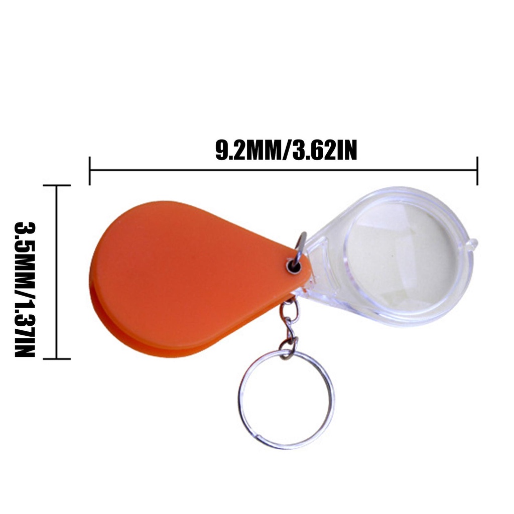 Kính Lúp Bằng Nhựa Acrylic Chống Rơi Gấp Gọn Tiện Dụng Cho Người Lớn Tuổi Z4L6