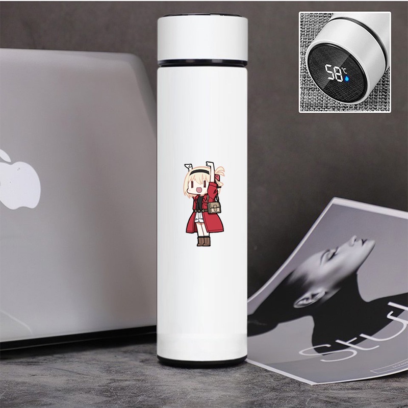 Bình giữ nhiệt đựng nước in hình LYCORIS RECOIL Quán cà phê bất ổn anime chibi dễ thương tiện lợi xinh xắn lõi Inox có n