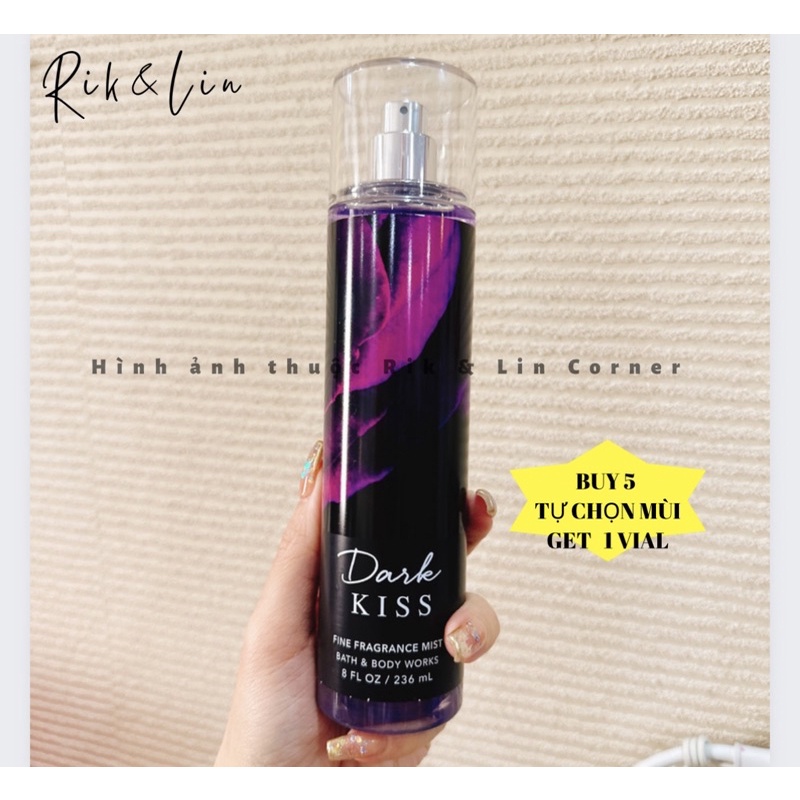 DARK KISS -  Xịt Thơm Nuớc Hoa Body Mist Bath & Body Works