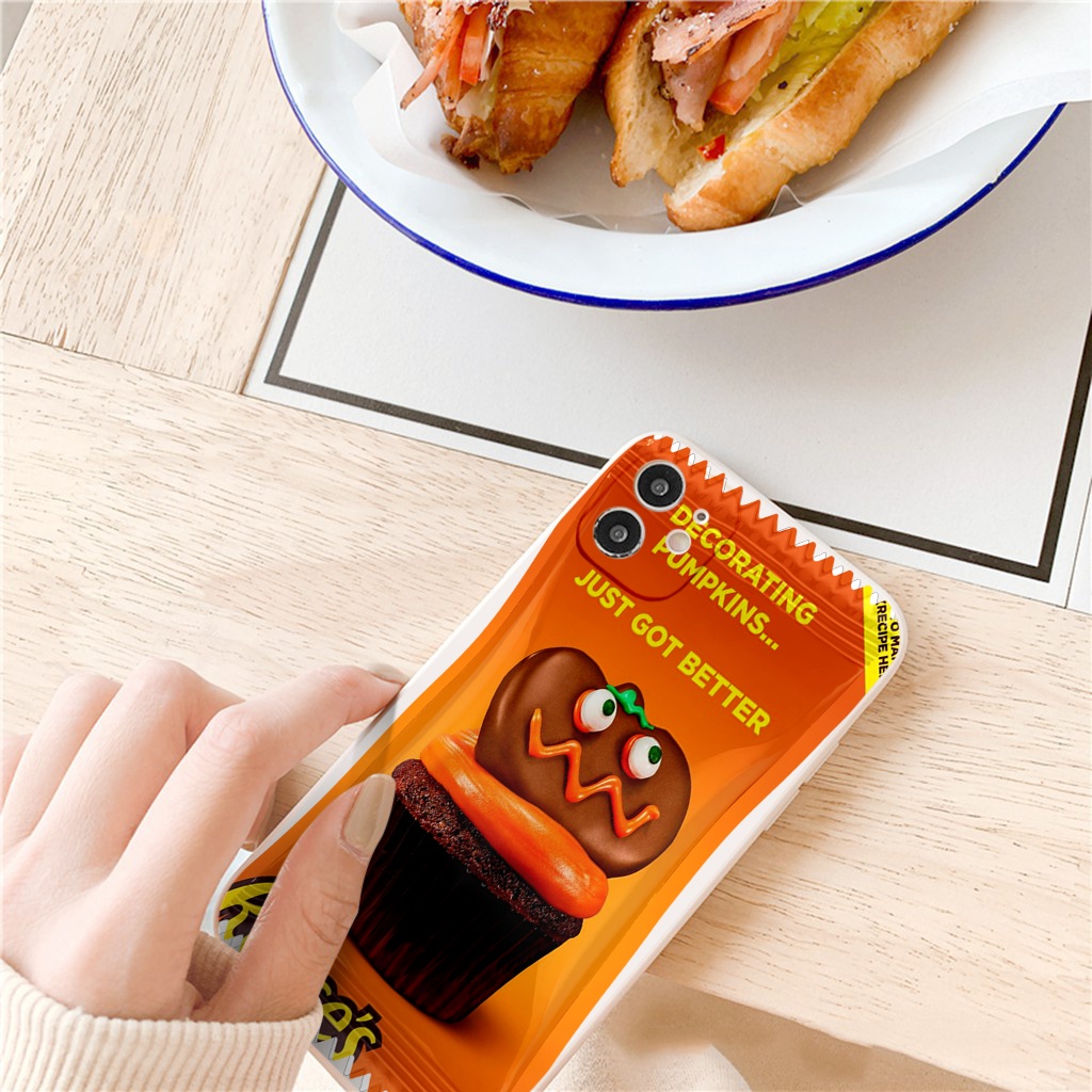 Ốp lưng iphone hình vỏ kẹo bánh socola cute V06 cạnh vuông bảo vệ camera 7plus/8plus/x/xs/xsmax/11/12/13/14/promax