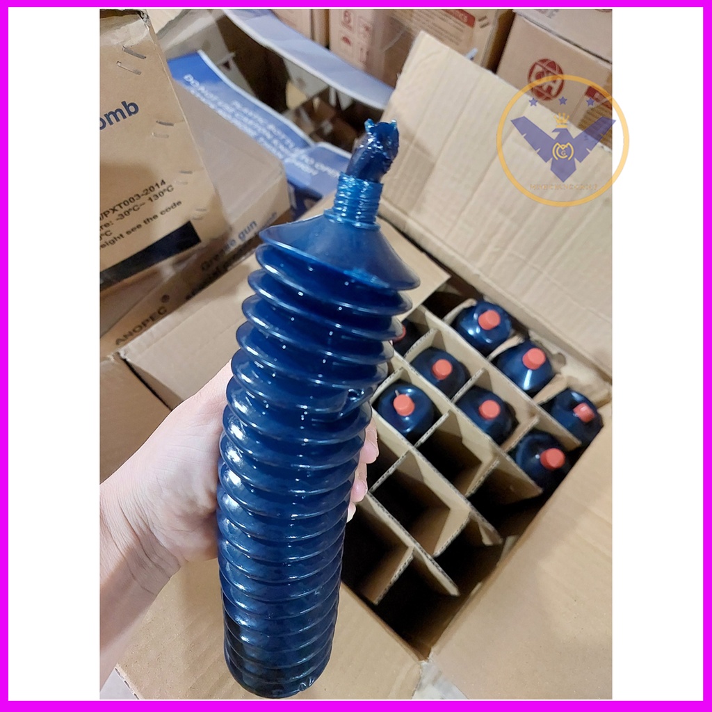 Mỡ sâu xanh, mỡ bò bôi trơn chịu nhiệt Grease Lithium Crystal NLGI3 - tuýp 400g