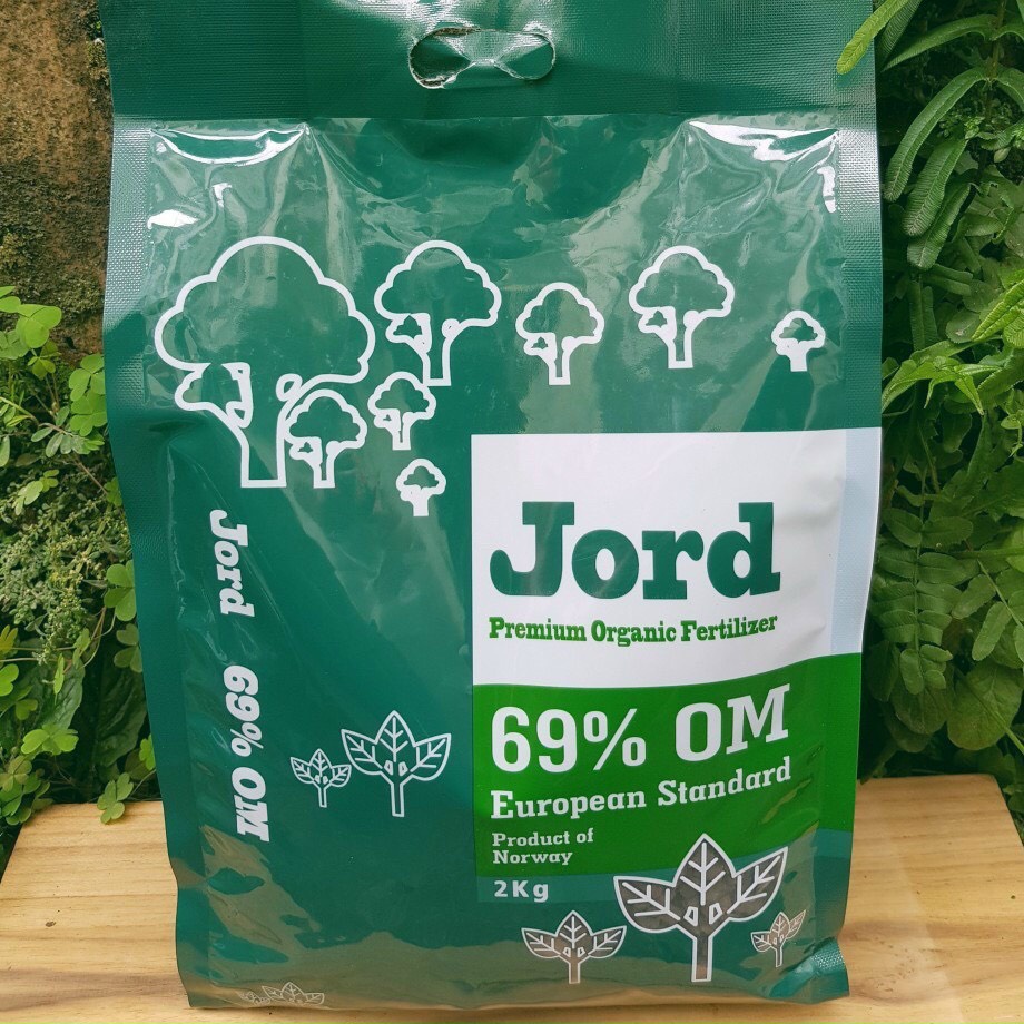 2kg Phân bón hữu cơ Jord Savia nhập khẩu Nauy, phân cá hồi tan chậm dành cho hoa lan cây cảnh