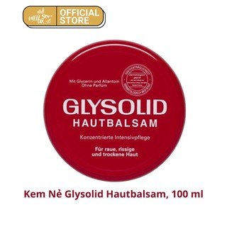 Kem dưỡng nẻ nứt gót chân, khuỷu tay Glysolid hũ 100ml Đức