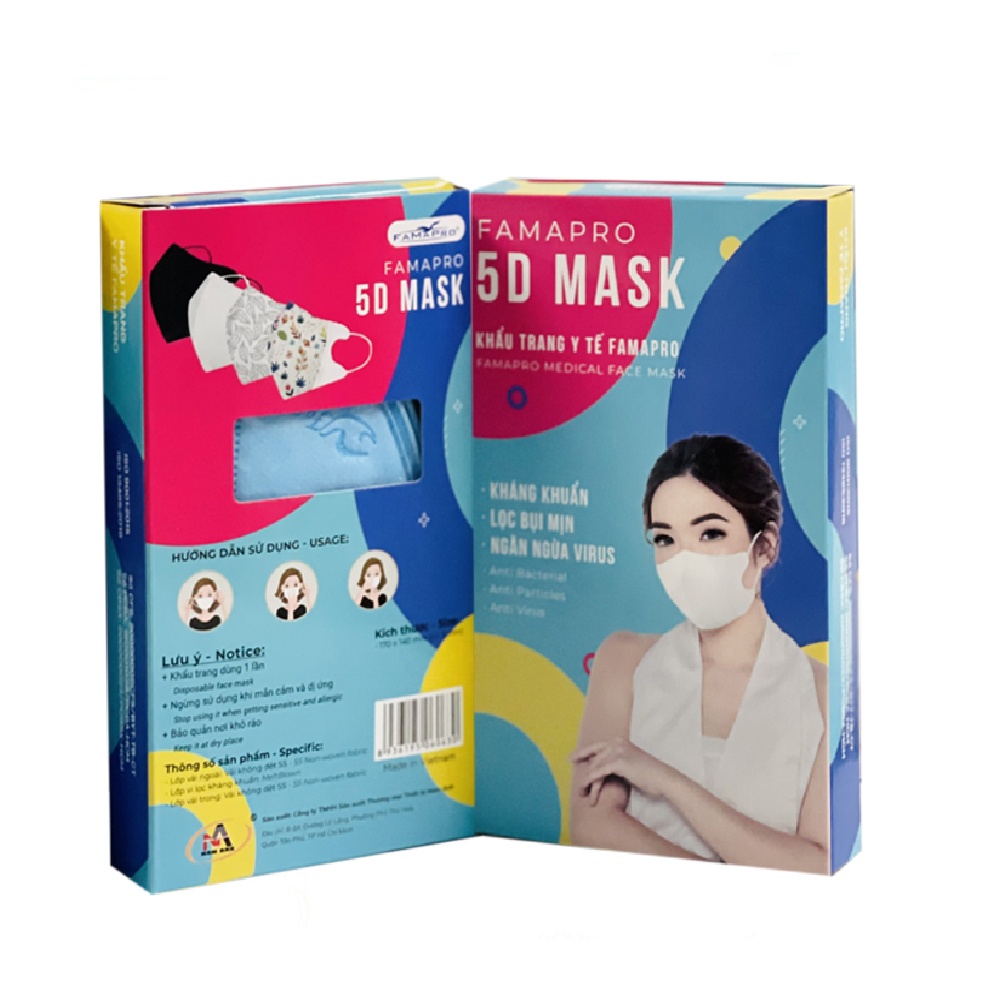 Khẩu Trang 5D Mask Famapro